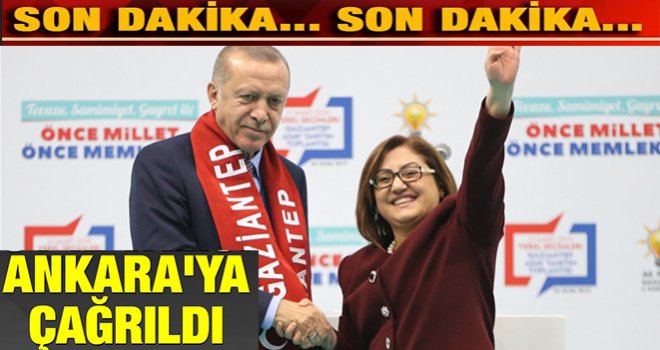 Fatma Şahin, Ankara'ya Niçin Acilen Gitti