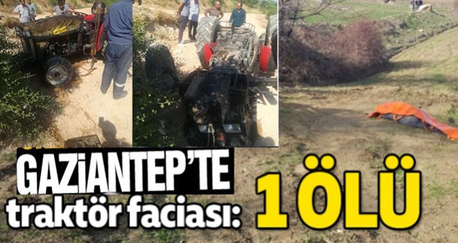Feci Traktör kazasında sürücü ve torunu yaralı, kızı öldü
