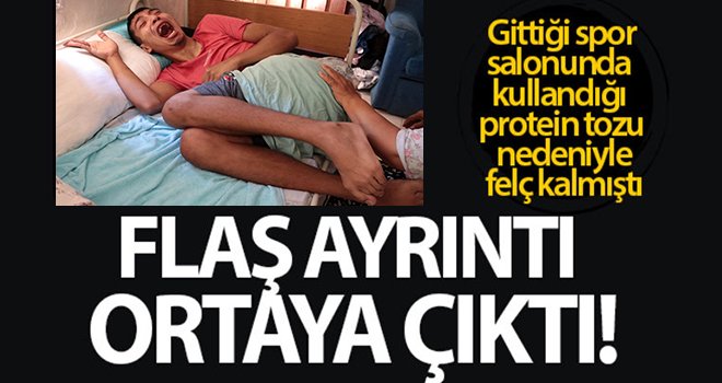 Felç kalan Hüseyin, günde 5 kilogram protein tozu içmiş