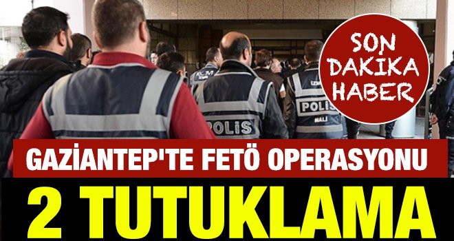 FETÖ operasyonunda 19 şüpheliden 2'si tutuklandı