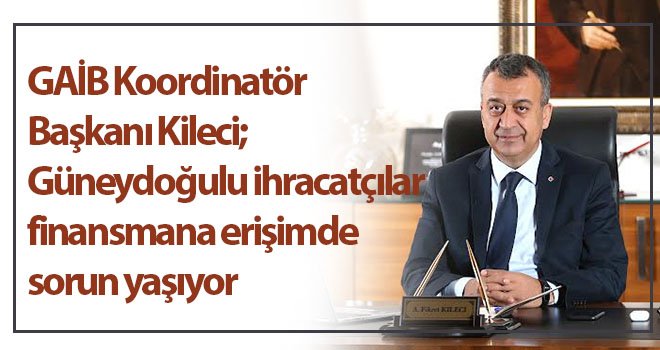 Finansmana erişim sorununu çözmemiz gerekiyor