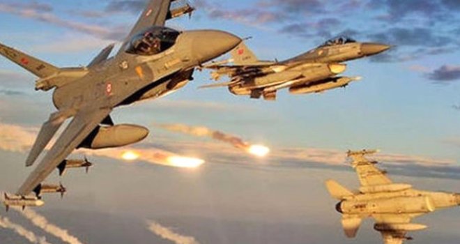 Fırat Kalkanı'nda 150 DEAŞ hedefi vuruldu