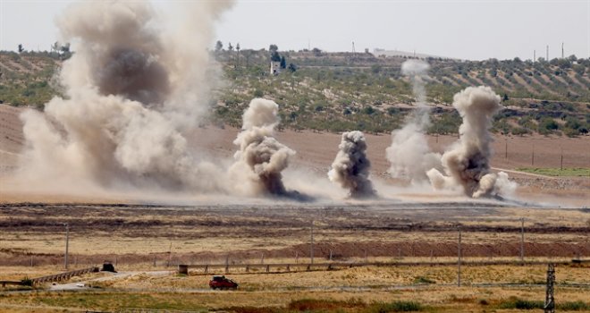 Fırat Kalkanı'nda, 99 IŞİD, 4 PYD/PKK hedefi vuruldu