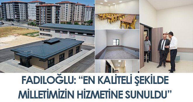 Fıstıklık’taki 172 Nolu Sosyal Tesis Tamamlandı