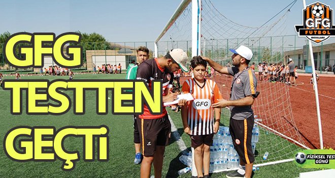 Futbol Okulunda tüm sporcular fiziksel yetenek testinden geçti