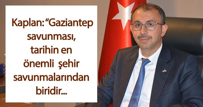 GAHİB Başkanı Kaplan’dan kutlama mesajı