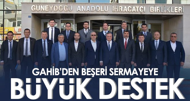 GAHİB’den Beşeri Sermayeye Büyük Destek