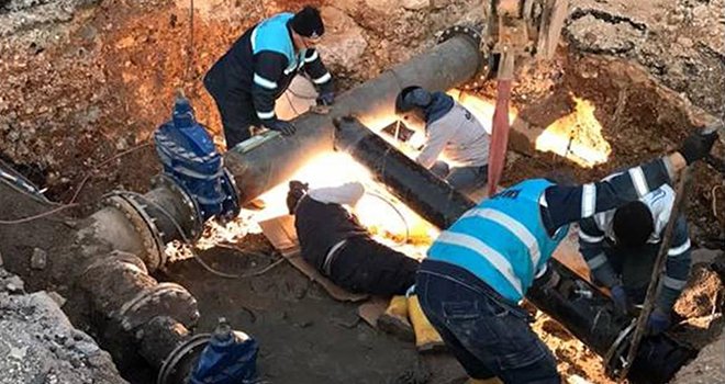 GASKİ, Özdemirbey Caddesi'nin altyapısını yeniliyor