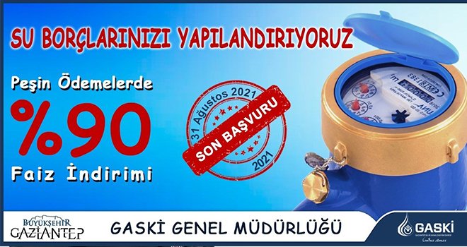 GASKİ’den yeni yapılandırma müjdesi
