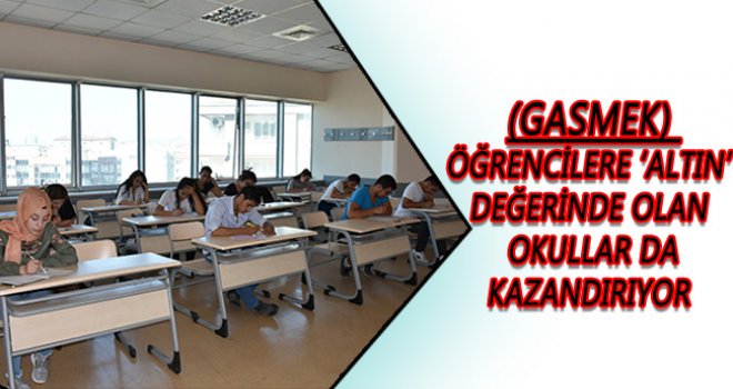 GASMEK 'altın' değerin'de kursları ile öğrencilerini 'altın' değerinde okullara yolluyor
