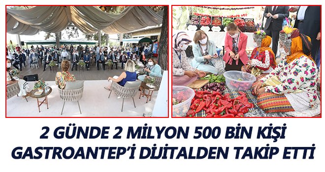 Gastronominin kalbi yine Gaziantep’te attı
