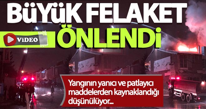 GATEM’deki yangın ucuz atlatıldı ...