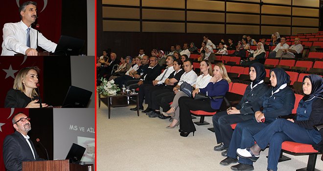 GAÜN Hastanesi’nde MS hastaları ile ilgili konferans