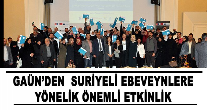 GAÜN, mültecilere yönelik etkinlik düzenlendi