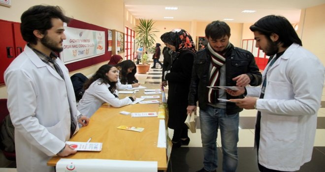 GAÜN Öğrencilerinden Organ Bağışı Kampanyası