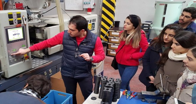 GAÜN öğrencilerinden teknik gezi