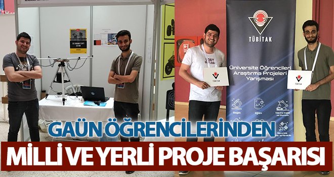 GAÜN öğrencilerine TÜBİTAK başarı ödülü