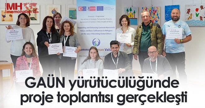 GAÜN yürütücülüğünde proje toplantısı gerçekleşti