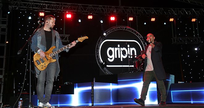 GAÜN’de Gripin grubundan muhteşem konser