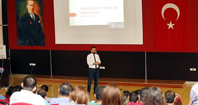 GAÜN'de hasta iletişimi ve memnuniyeti eğitimi 