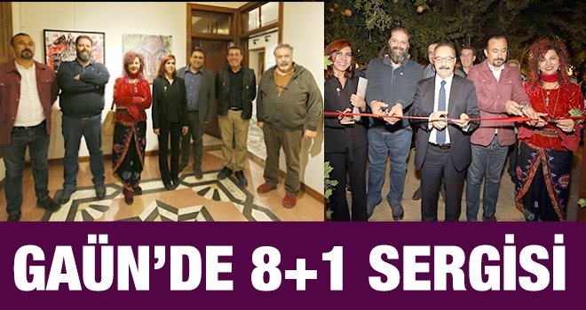 GAÜN'de ''Sekiziz + Biriz' Resim-Heykel sergisi