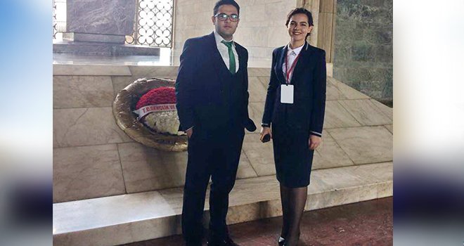 GAÜN’den iki öğrenci 'Temsilci Genç Projesi’ne seçildi