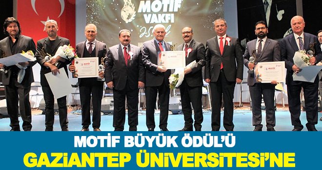 GAÜN'e anlamlı ödül!