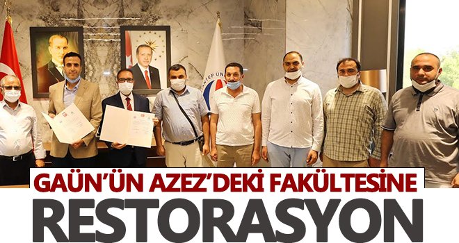 GAÜN’ün Azez'deki fakültesine restorasyon