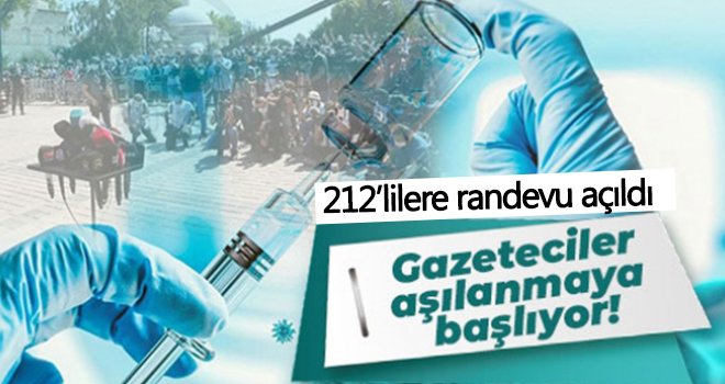 Gazeteciler aşılanmaya başlayacak