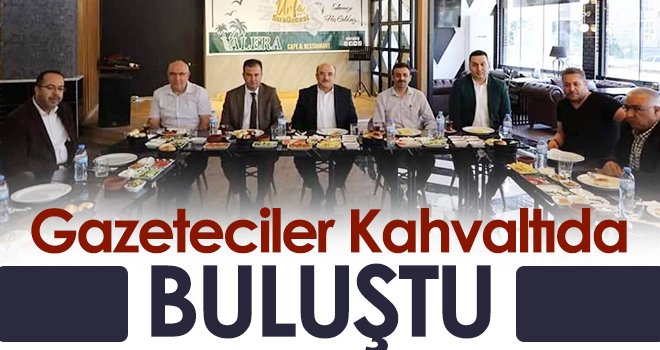 Gazeteciler Kahvaltıda Buluştu