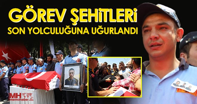 Gazi Şehir, Görev Şehidi Olan İtfaiye Erlerini Son Yolculuğuna Uğurladı
