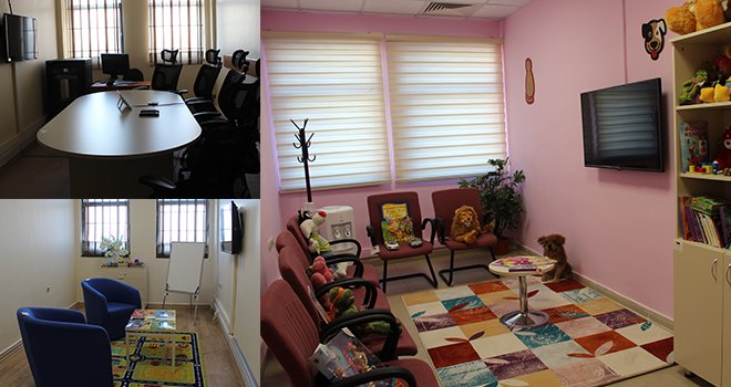 Gaziantep Adliyesi'nde Adli Görüşme Odaları kuruldu