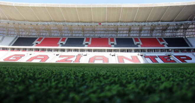 Gaziantep Arena Stadı'nda ilk maç Pazar günü