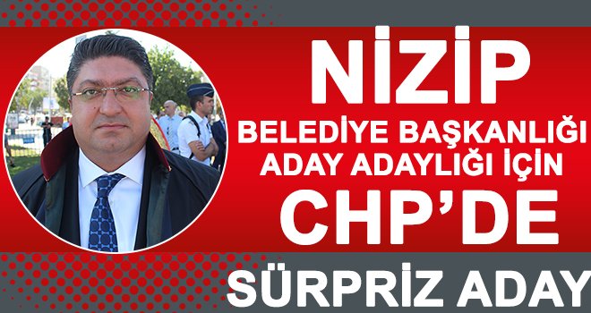 Gaziantep Barosu eski Başkanı CHP’den Belediye Başkan aday adayı