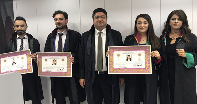 Gaziantep Barosu'na 5 yeni avukat!