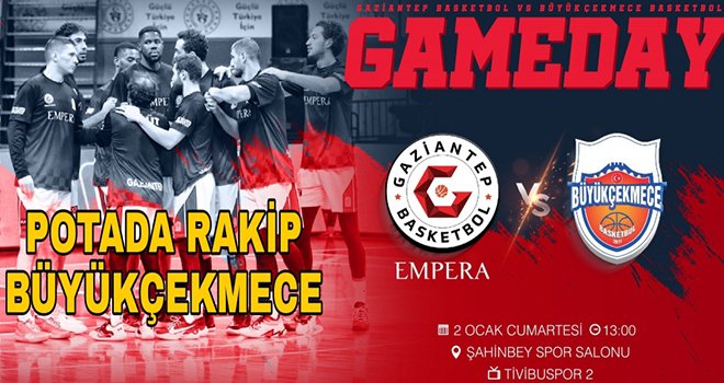 Gaziantep Basketbol, Büyükçekmece'yi konuk ediyor
