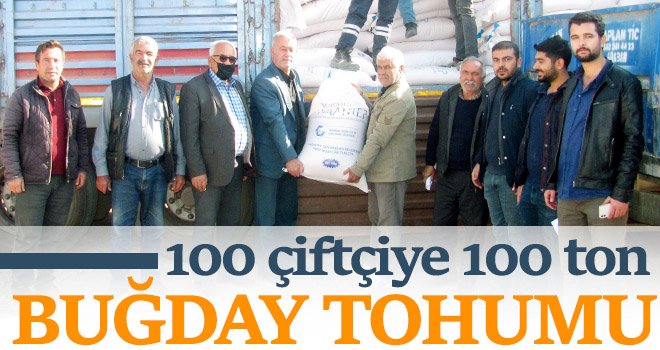 Gaziantep Büyükşehir’den çiftçiye buğday tohumu