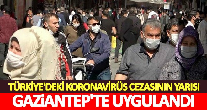 Gaziantep cezada rekora koşuyor! 144.3 milyon lira...