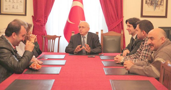 GAZİANTEP EKİBİNDEN BÜYÜKELÇİ FAKILI'YA ZİYARET
