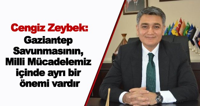 Gaziantep Emniyet Müdürü Zeybek'ten 25 Aralık mesajı
