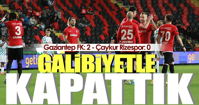 Gaziantep FK: 1 - Çaykur Rizespor: 0