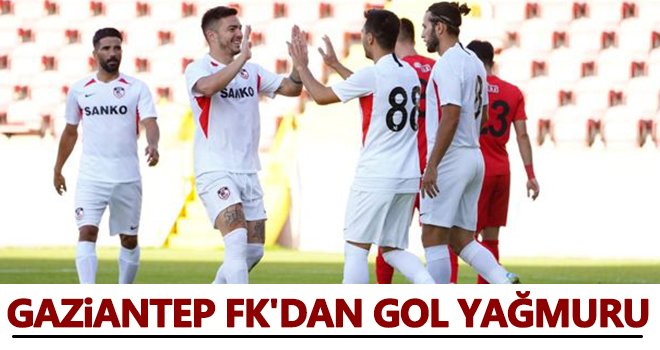 Gaziantep FK'dan gol yağmuru
