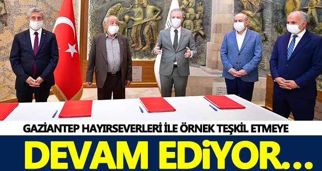Gaziantep hayırseverleri ile örnek teşkil etmeye devam ediyor…
