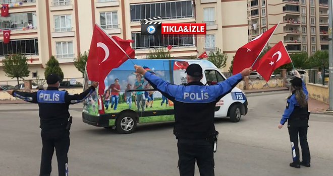 Gaziantep İl Emniyet Müdürlüğü 23 Nisan mesajı