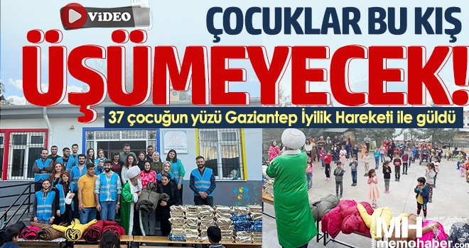 Gaziantep İyilik Hareketi'nden çocuklara bot ve mont