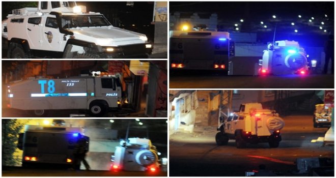 GAZİANTEP'TE GÖSTERİ, POLİS MÜDAHALE EDİYOR