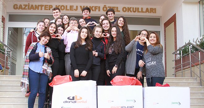 Gaziantep Kolej Vakfı öğrencilerinden örnek proje