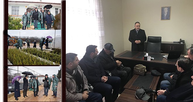 Gaziantep orman fidanlığına uluslararası düzeyde ziyaret
