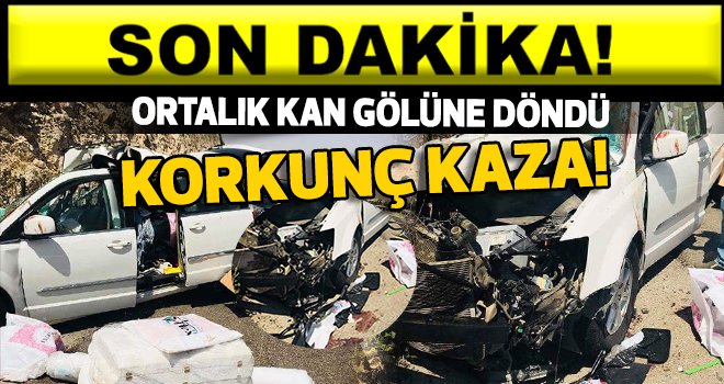 Gaziantep otobanında feci kaza: Ölü ve yaralılar var