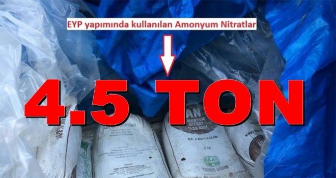 Gaziantep polisi faciayı önledi! Tam 4.5 ton patlayıcı